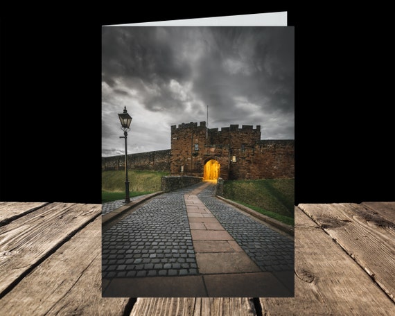 De Ireby's Tower: Carlisle Castle VII, City of Carlisle - Greeting Card