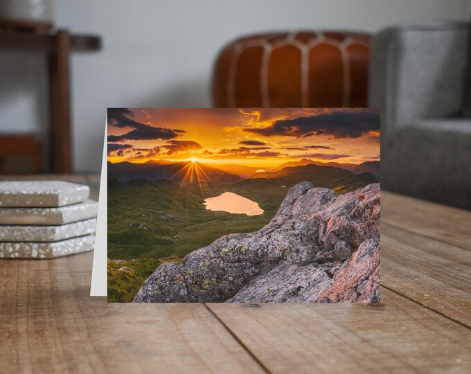 Lake District Greeting Card • Blea Tarn beyond Standing Crag