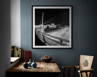 City of Carlisle Fine Art Photograph • Carlisle Castle & Castle Way from Irish Gate Bridge II • Unframed Print