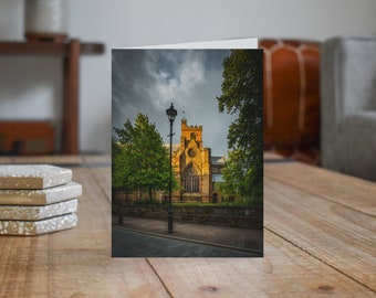 City of Carlisle Greeting Card • Carlisle Cathedral from Castle Street IV