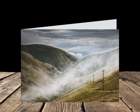 Steygail from Enterkin Pass, Scotland - Greeting Card