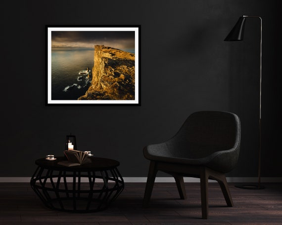 Risin and Kellingin from Eiðiskollur, Faroe Islands - Photographic Print
