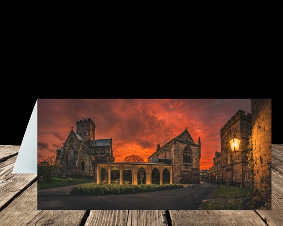 Carlisle Cathedral, The Fratry & Prior's Tower, City of Carlisle - Greeting Card