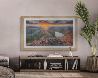 Lake District Fine Art Photograph • Red Tarn from Helvellyn • Unframed Print