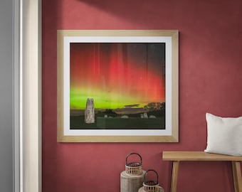 Vale of Eden Fine Art Photograph • Aurora and Auriga from Long Meg • Unframed Print