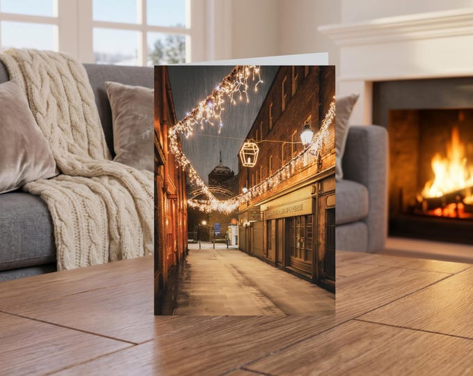 City of Carlisle Greeting Card • St Cuthbert's Lane