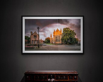 City of Carlisle Fine Art Photograph • Carlisle Cathedral & Lodge from Castle Street • Unframed Print