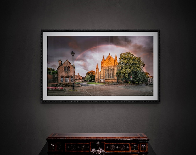 City of Carlisle Fine Art Photograph • Carlisle Cathedral & Lodge from Castle Street • Unframed Print