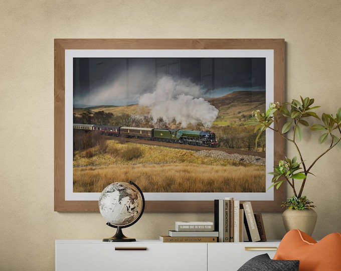 Settle & Carlisle Railway Fine Art Photograph • Tornado storms through Mallerstang • Unframed Print