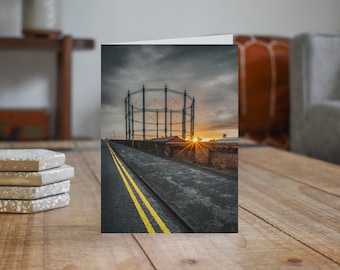 City of Carlisle Greeting Card • No. 4 Gasholder from Rome Street II