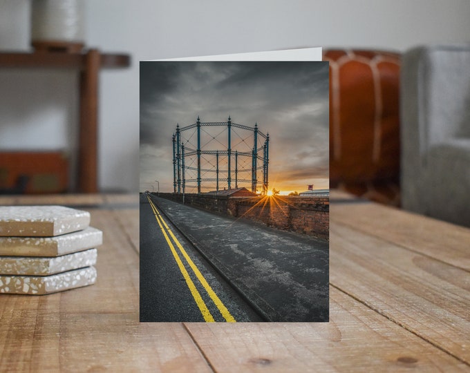 City of Carlisle Greeting Card • No. 4 Gasholder from Rome Street II