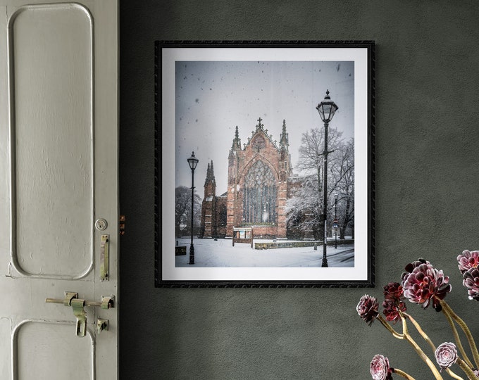 City of Carlisle Fine Art Photograph • Carlisle Cathedral from Castle Street II • Unframed Print