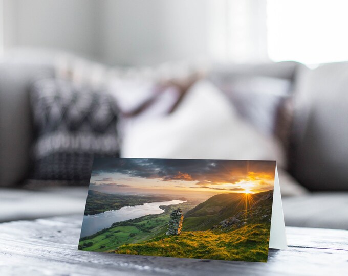 Lake District Greeting Card • Ullswater from Bonscale Pike I