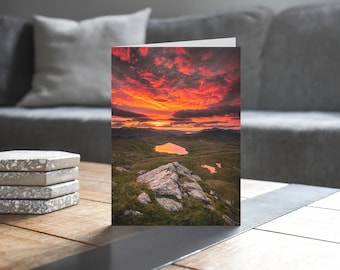 Lake District Greeting Card • Blea Tarn below Standing Crag
