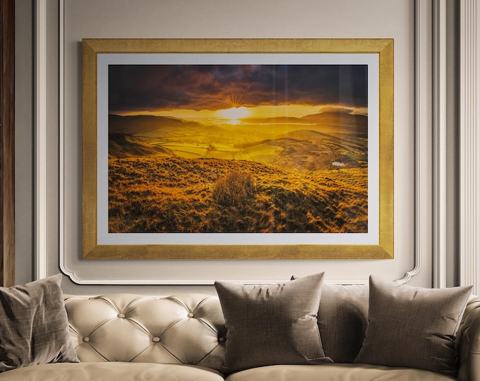 Lake District Fine Art Photograph • Duddon Estuary from Burney • Unframed Print