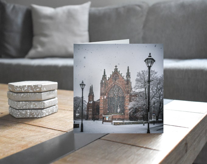 City of Carlisle Greeting Card • Carlisle Cathedral from Castle Street II