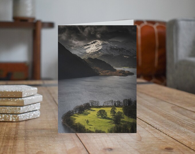 Lake District Greeting Card • Birks above Ullswater