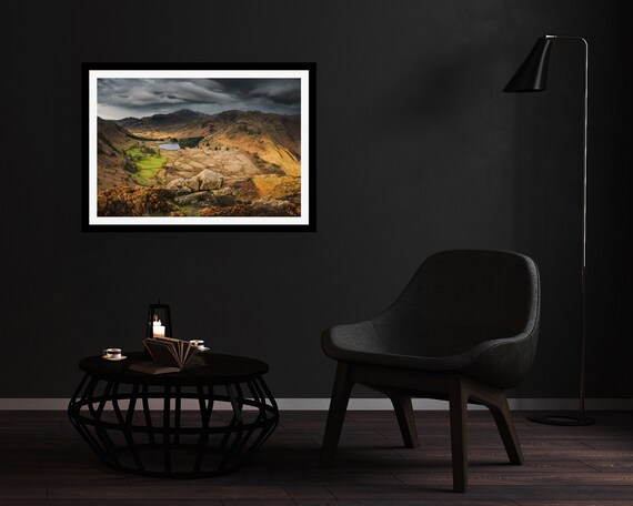 Blea Tarn from Side Pike, Lake District - Photographic Print