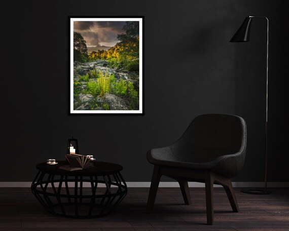 Ashness Bridge & Skiddaw, Lake District - Photographic Print
