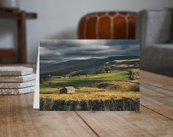 Yorkshire Dales Greeting Card • High Seat from Aisgill