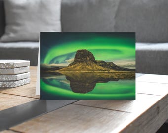 Lómagnúpur  - Iceland - Blank Greeting Card