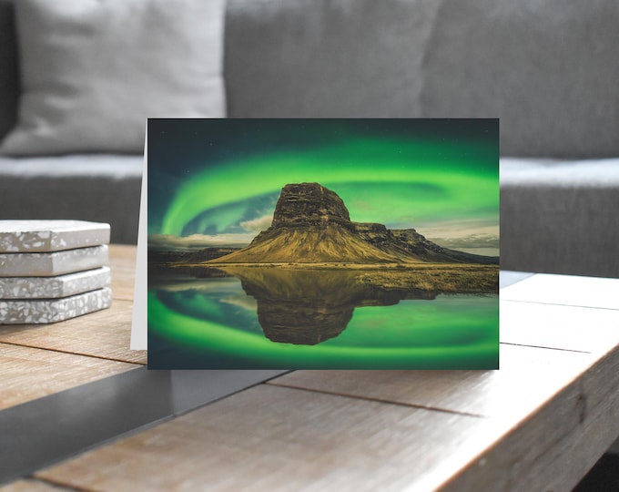Lómagnúpur  - Iceland - Blank Greeting Card