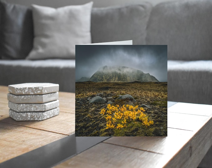 Iceland Greeting Card • Hafursey