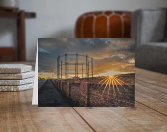City of Carlisle Greeting Card • Carlisle Gas Works from Rome Street II
