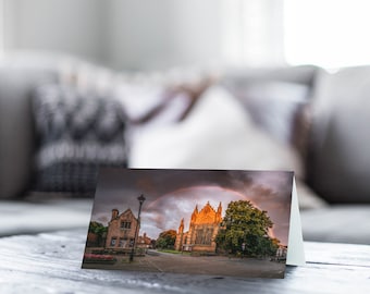 City of Carlisle Greeting Card • Carlisle Cathedral & Lodge from Castle Street