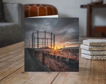 City of Carlisle Greeting Card • No. 4 Gasholder from Rome Street I