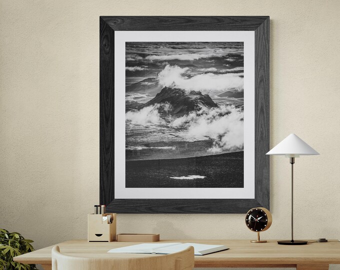 Iceland Fine Art Photograph • Krakatindur from Hekla • Unframed Print