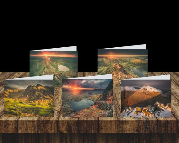 Lake District: Mountain Scenes - Greeting Card Pack (5 Cards)