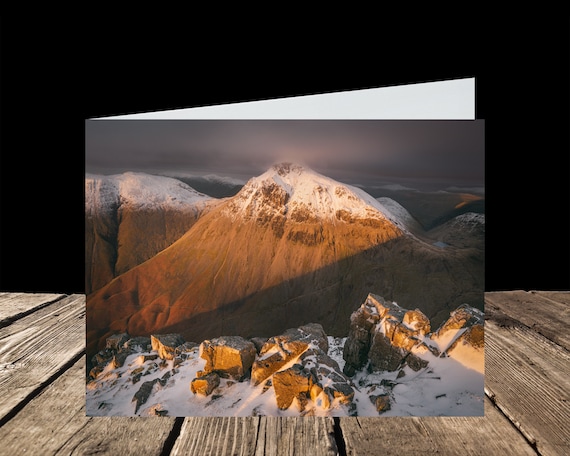 Great Gable from Lingmell, Lake District - Greeting Card