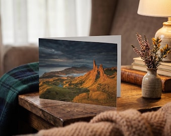 Scotland Greeting Card • Old Man of Storr, Isle of Skye