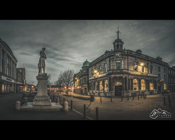 Statue of James Steel: English Street, City of Carlisle - Photographic Print
