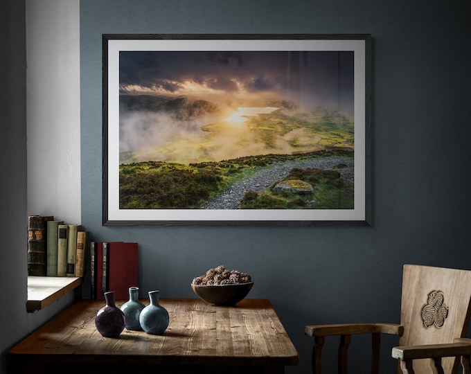 Lake District Fine Art Photograph • Bassenthwaite Lake from Ullock Pike I • Unframed Print