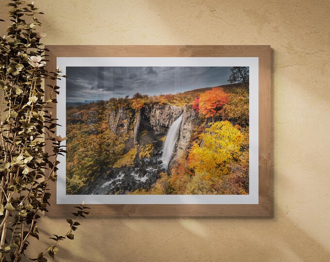 Iceland Fine Art Photograph • Hundafoss • Unframed Print