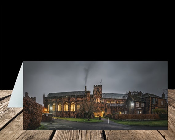 Carlisle Cathedral & The Fratry II, City of Carlisle - Greeting Card