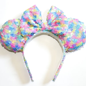 Iridescent Spring Sequin Ears