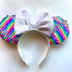 Rainbow Flip Sequin Ears