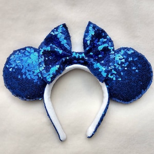 Royal Blue Sequin Ears