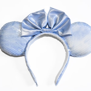 Cloudy Sky Sequin Ears