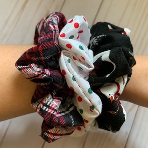 Snowman Scrunchies