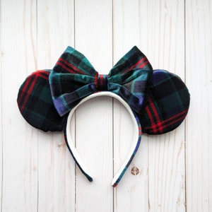 Velvet Plaid Ears