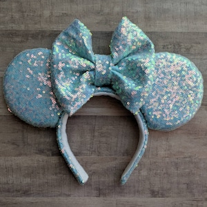 Cindy Iridescent Sequin Ears