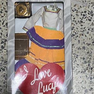 Love Lucy Franklin Mint “ The Operretta” Dress - Collectible Porcelain Doll Outfit”