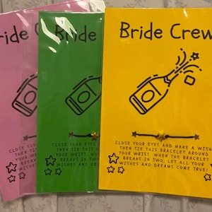 Pulsera de deseos Dream Big / Pulsera de deseos para fiesta / Pulsera de deseos para cumpleaños / Pulsera de deseos para graduación / Tarjeta / Pulsera de deseos