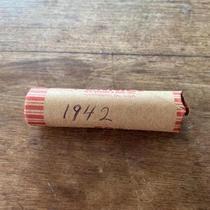 1942年リンカーン小麦セントロール平均流通量50ペニー
