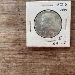 USA KENNEDY half dollar -1969 D extremely fine