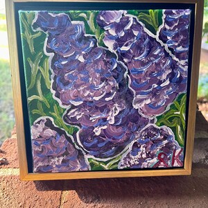 Obraz z kwiatem Bluebonnet 6”x6”